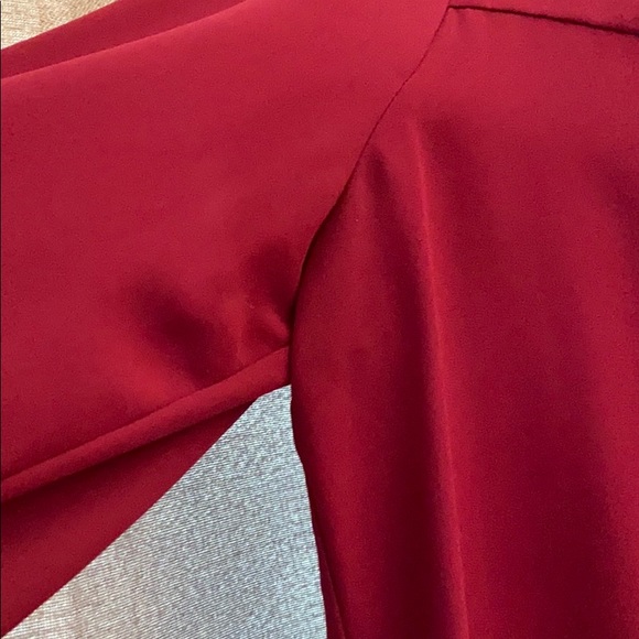 J Crew deep pink tunic blouse in M EUC - Picture 5 of 6